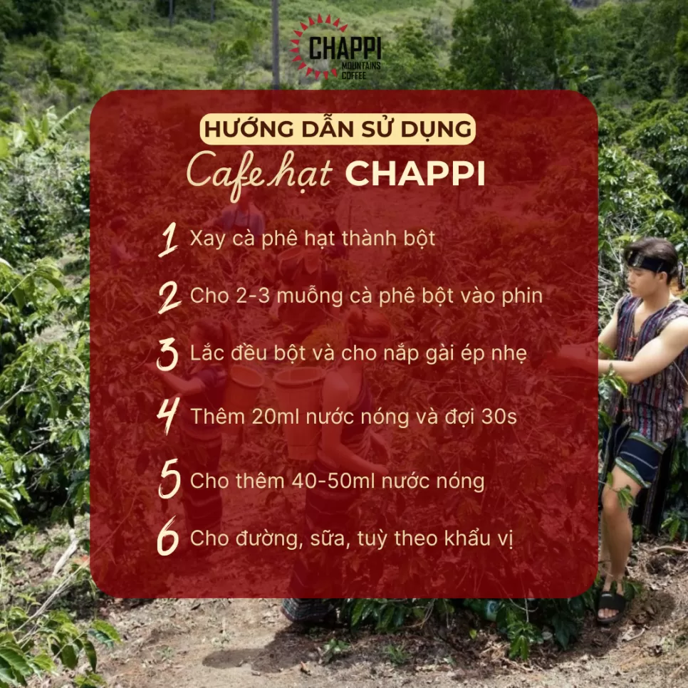 CÀ PHÊ CHỒN HẠT CAO CẤP (vị độc đáo từ quy trình sản xuất đặc biệt, thanh vị và dậy mùi cà phê)